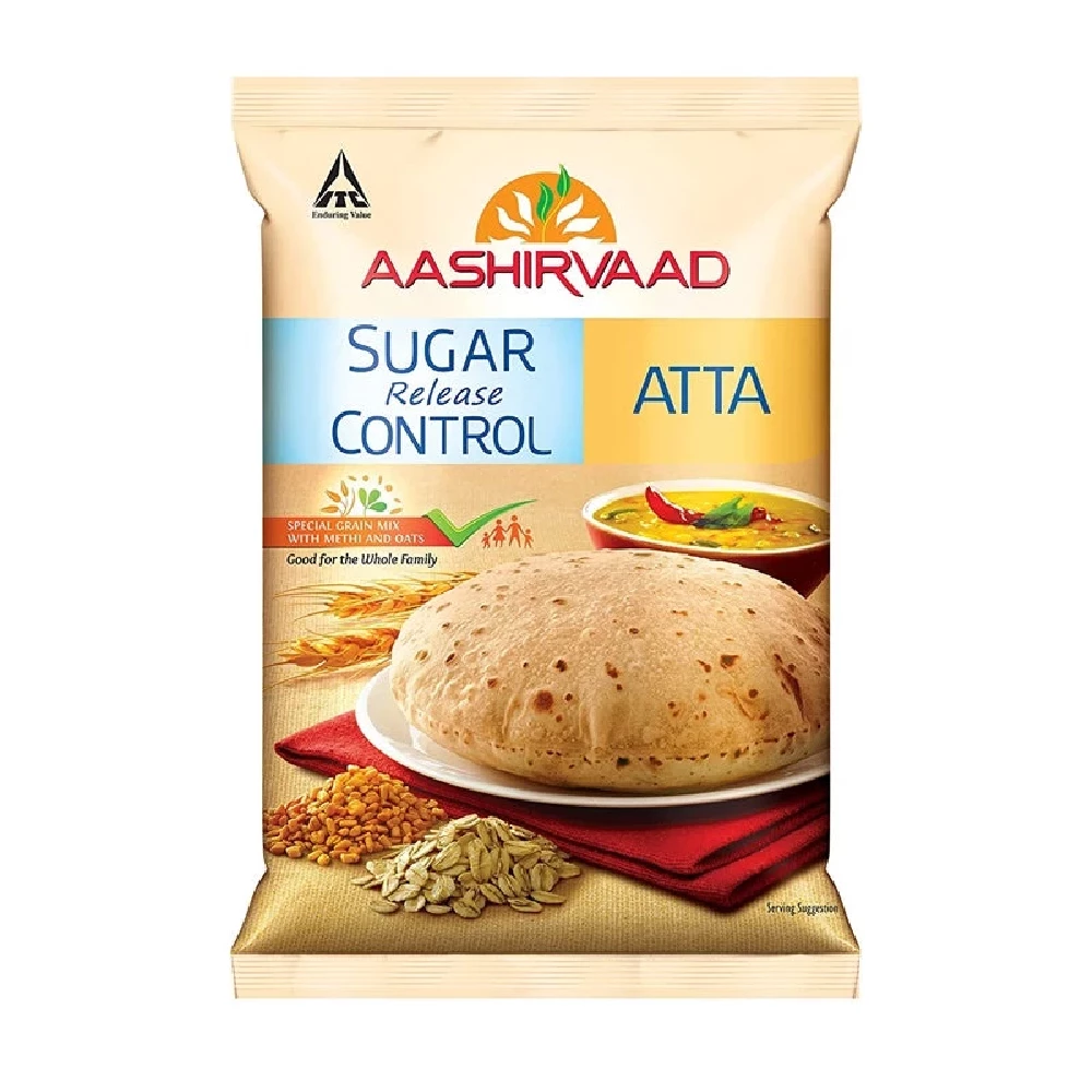 Aashirvaad Sugar Release Control Atta, 1000g-1.webp